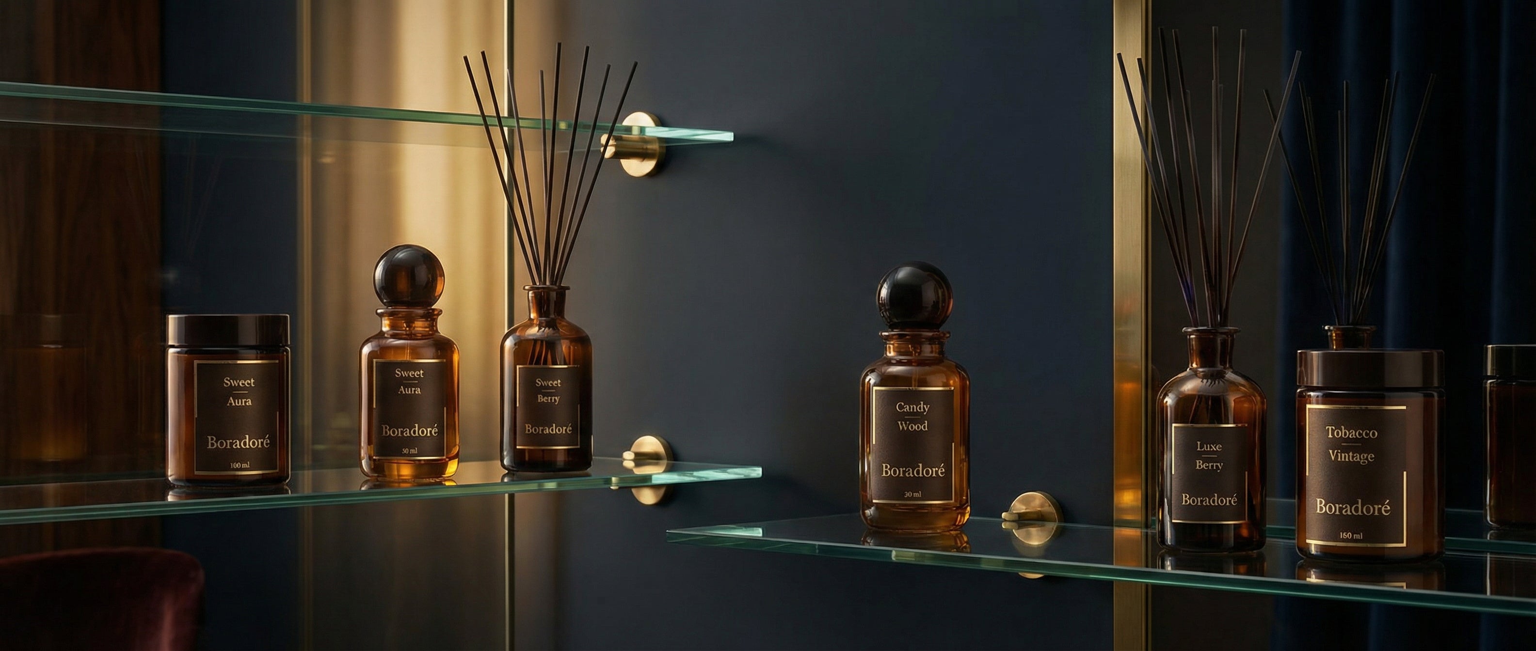 Home Fragrances Luxurious, rich, fresh, or sensual – such home fragrances will create and envelop your entire home with warmth and mystery.